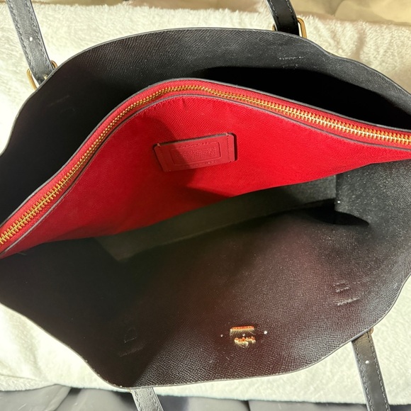 Coach Brown and Black Tote Bag - Picture 9 of 10